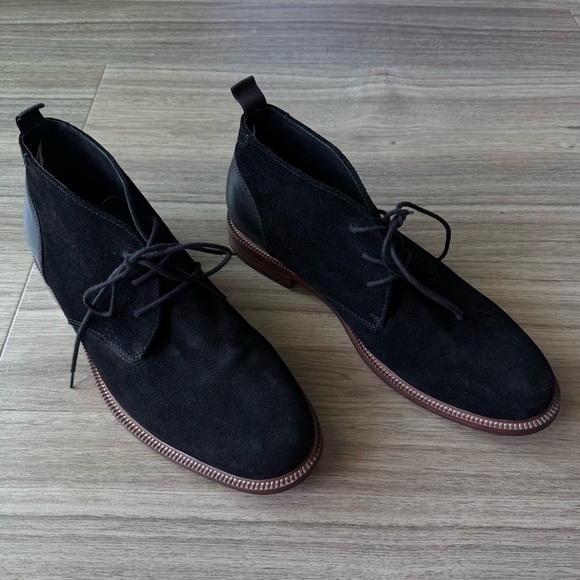 Blondo Keith Chukka Waterproof Suede Ankle Men's Black Boots Size 12M - Picture 3 of 9